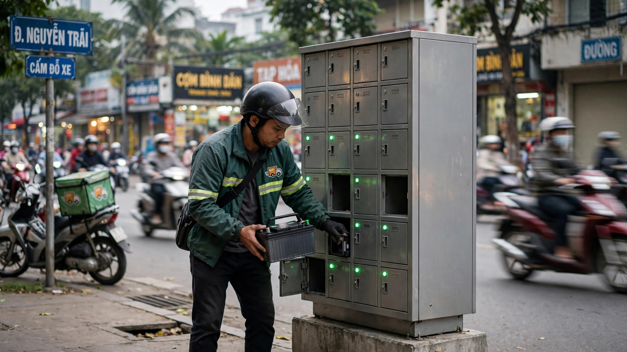 20,000 Sidewalk Cabinets: Ho Chi Minh City Bets on Battery Swapping