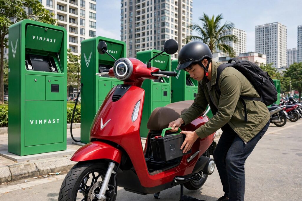 One Minute to a Full Battery: How Swapping Is Solving the Apartment Charging Problem for Vietnam’s E-Scooter Riders